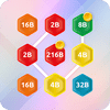 2048 Hex Cadeia Mesclar