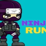 Ninja run 2D divertido corrida sem fim