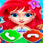 Bebê Princesa Sereia Telefone
