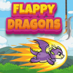 Flappy Dragons-voar e esquivar