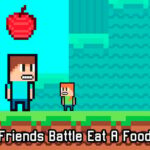 Amigos Batalha Comer Um Alimento