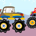 Diversão Monster Trucks Jigsaw