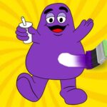 Livro Para Colorir Grimace Shake