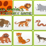 Memória Infantil-Animais Selvagens