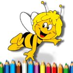 Maja The Bee livro para colorir