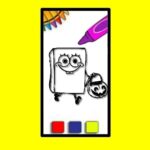 SpobgeBob Halloween Livro Para Colorir