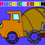 Trucks Livro Para Colorir