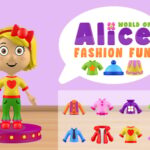 Mundo da diversão da moda Alice
